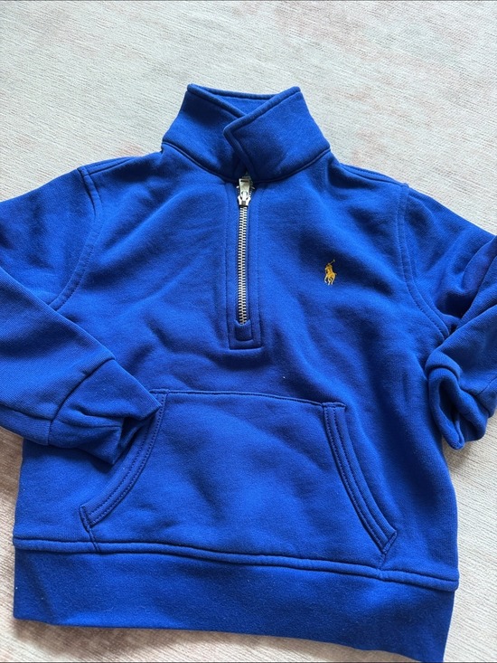 Ralph Lauren Other - Ralph Lauren Kids Fleece Half Zip Pullover Royal Blue Size 3